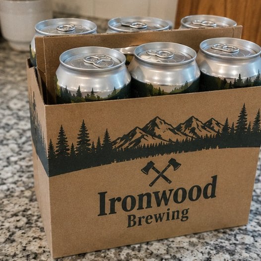 Custom six pack carriers — customer photo