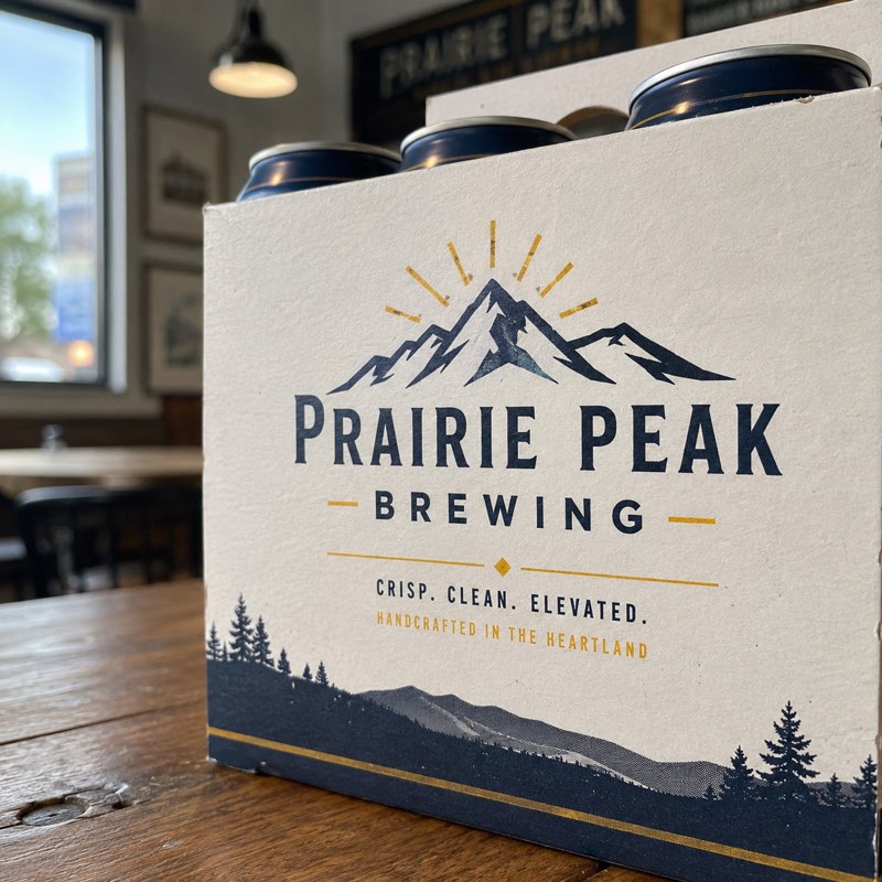 Six pack carriers with logo printing