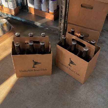 Customized six pack carriers for hard seltzer and RTD brands